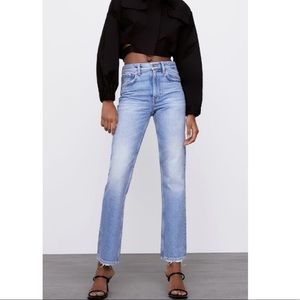 Zara The Truth Slim Jeans in Sky Blue Size 14